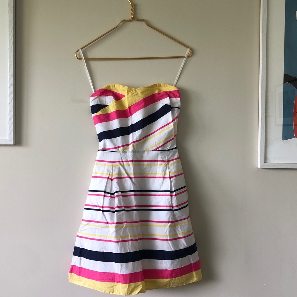 Lilly Pulitzer Striped Strapless Dress